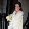 Chloe Delevigne lors de son mariage à Londres, le 7 février 2014.