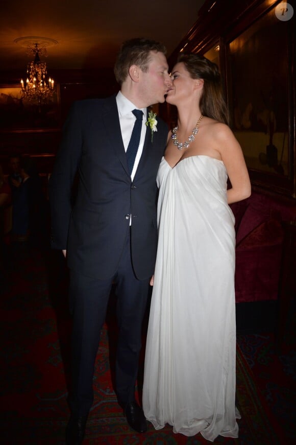Mariage d'Edward Grant et Chloe Delevingne à Londres, le 7 février 2014.