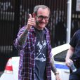 Terry Richardson, sur un shooting photo à New York. Juin 2013.