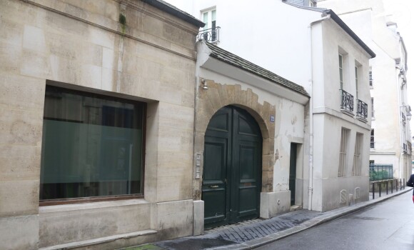 Le 22 rue de Bievres où Danielle Mitterrand residait avec son époux François Mitterrand dans le 5ème arrondissement à Paris le 6 janvier 2014.