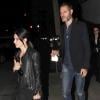 Sandra Bullock et un séduisant jeune quadra quittent Craig's à West Hollywood, Los Angeles, le 12 mars 2014.