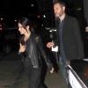 Sandra Bullock et un mystérieux inconnu quittent Craig's à West Hollywood, Los Angeles, le 12 mars 2014.