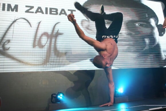 Exclusif - Brahim Zaibat fait démonstration de ses talents au Loft à Rungis, le 8 mars 2014.