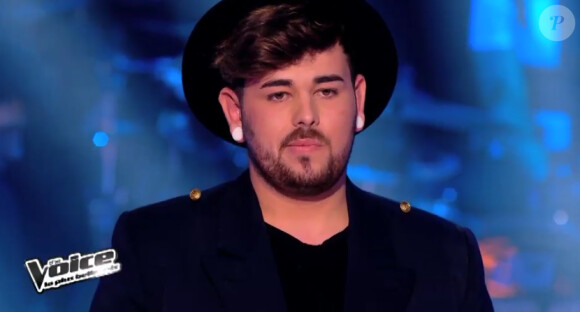 Lioan dans l'émission "The Voice 3", du 15 mars 2014.