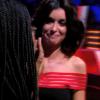 Jenifer émue après la battle qui a opposé Lioan et Margie dans l'émission "The Voice 3", du 15 mars 2014.