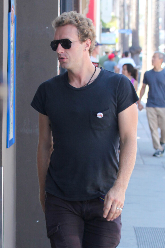 Chris Martin à Los Angeles, le 15 septembre 2013.