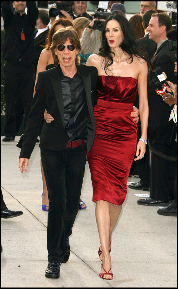 Mick Jagger et L'Wren Scott à Los Angeles, le 5 mars 2006.