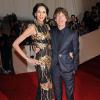 Mick Jagger et sa compagne L'Wren Scott au gala Costume Institute. Le 2 mai 2011 à New York.