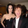 Mick Jagger et sa compagne L'Wren Scott à la première de "Alfie" à Londres. Le 14 octobre 2004.