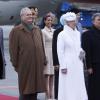 La famille royale de Danemark s'est déplacée le 17 mars 2014 à l'aéroport de Copenhague pour accueillir le président turc Abdullah Gül, en visite officielle avec son épouse Hayrünnisa.