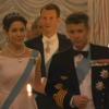 Arrivée de la famille royale au banquet donné à Copenhague le 17 mars 2014, au palais Christian VII à Amalienborg, pour la réception du président turc Abdullah Gül et son épouse.