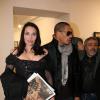 Exclusif - Béatrice Dalle et JoeyStarr se retrouvent le temps d'une soirée lors du vernissage de Richard Aujard à la galerie Laurent Strouk à Paris le 9 janvier 2014