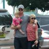 Chris Hemsworth et Elsa Pataky à Malibu avec leur fille India à Malibu le 23 juin 2013