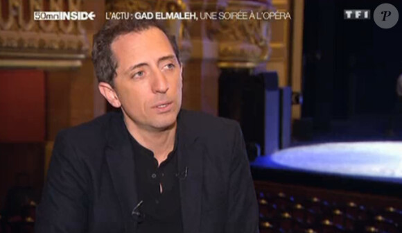 Gad Elmaleh en interview dans 50 Minutes Inside sur TF1 (émission diffusée le samedi 22 mars 2014.)
