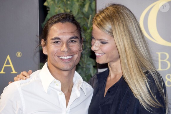 Julio Iglesias J. et sa compagne Charisse Verhaert à Madrid le 1er novembre 2012.