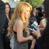 Shakira sur le tapis rouge de l'événement iHeartRadio célébrant la sortie de son nouvel album. Burbank, Los Angeles, le 24 mars 2014.