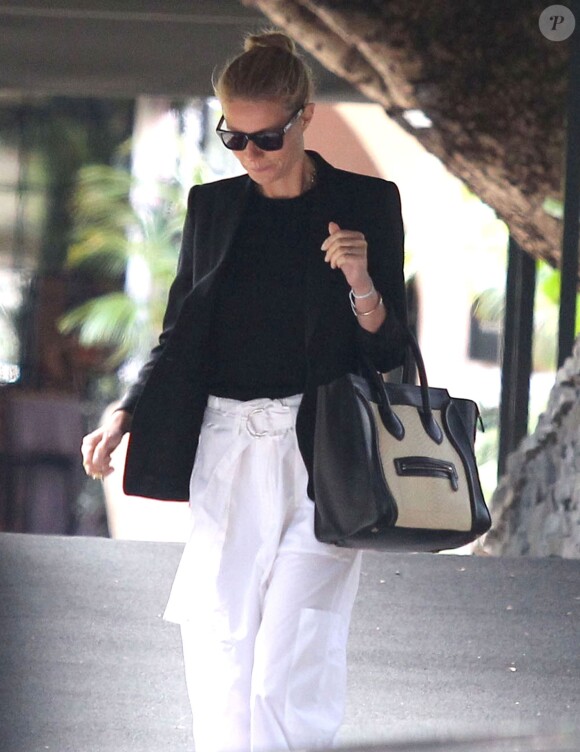 Gwyneth Paltrow se rend à la baby shower de Gwen Stefani à Bel Air, le 8 février 2014.