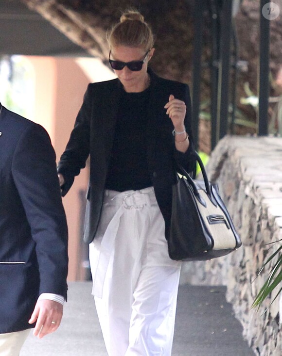 Gwyneth Paltrow se rend à la baby shower de Gwen Stefani à Bel Air, le 8 février 2014.