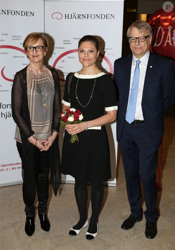La princesse Victoria de Suède lors de la Journée du cerveau le 26 mars 2014 à Stockholm