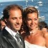 Ingrid Chauvin et Thierry Peythieu lors de leur mariage au Cap-Ferret le 27 août 2011. Le couple a eu la douleur de faire face à la mort de sa file Jade, à 5 mois, en mars 2014.