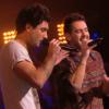 Les Fréro Delavega lors de l'épreuve ultime de The Voice 3, le samedi 29 mars 2014 sur TF1