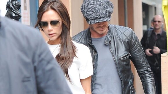 Victoria Beckham : Ultrastylée avec son mari David, son premier soutien