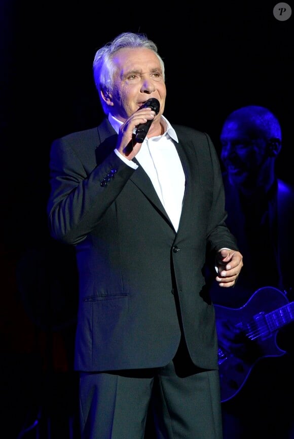 Michel Sardou en concert à l'Olympia à Paris, le 7 juin 2013.