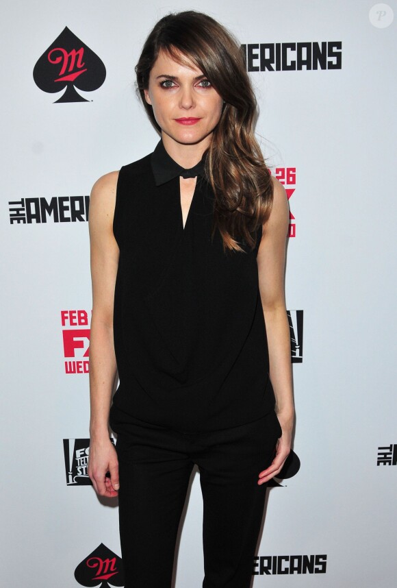 Keri Russell lors de la soirée de présentation de la saison 2 de la série "The Americans" à New York, le 24 février 2014.