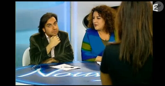 Amel Bent lors de son casting dans Nouvelle Star - dans La Parenthèse inattendue sur France 2 le mercredi 2 avril 2014