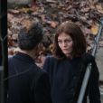  Vanessa Paradis, avec une perruque, sur le tournage du film de John Turturro, Apprenti Gigolo &agrave; New York le 26 octobre 2012 