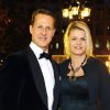 Michael Schumacher et sa femme Corinna lors du 31e Gala des Legendes du Sport, à Francfort le 10 novembre 2012