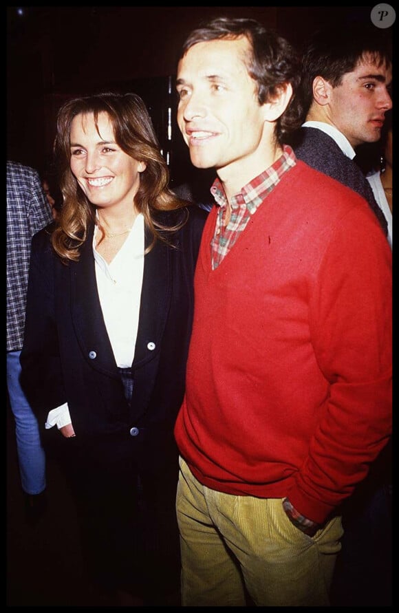 Jacky Ickx et son ex-femme Catherine Blaton en octobre 1996