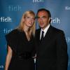 Exclusif - Nikos Aliagas et sa compagne Tina Grigoriou - Soirée annuelle de la FIDH (Federation Internationale des Droits de l'homme) et 65eme anniversaire de la Déclaration universelle des Droits de l'Homme le 10 décembre 2013.