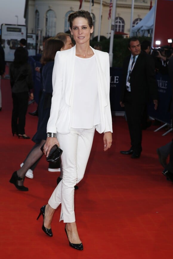 Hélène Fillières - Hommage à John Travolta et première de son film "Killing Season" lors du Festival du Film Americain de Deauville le 6 septembre 2013.