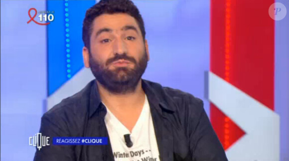 Mouloud Achour (Clique, émission diffusée le samedi 5 avril sur Canal+)