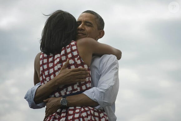 Four More Years, cliché de Barack et Michelle Obama après la réélection du démocrate en 2012.