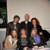 Exclusif - Philippe Vasseur, Cédric Cizaire, Béatrice Costantini, Amélie Chavaudra, Emmanuelle Clove et Jéromine Chasseriaud - Première de la pièce 'Profs & Cie' au théatre de La Contrescarpe à Paris le 4 avril 2014.