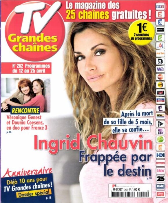 Magazine TV grandes chaînes du 12 au 25 avril 2014.