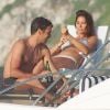 Raúl et sa femme Mamen Sanz en vacances sur la petite île de Formentera dans l'archipel des Baléares le 15 juin 2012