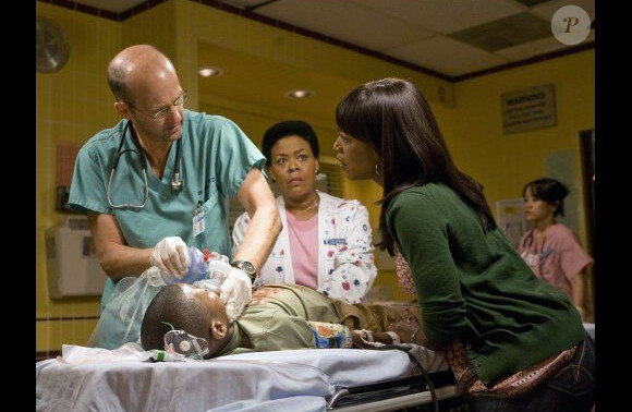 Anthony Edwards lorsqu'il jouait le rôle de Mark Greene dans la série Urgences.