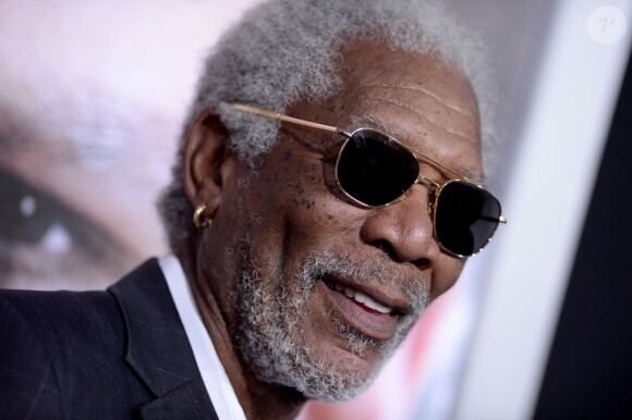 Morgan Freeman lors de la première de Transcendence au Regency Village Theatre à Los Angeles, le 10 avril 2014.
