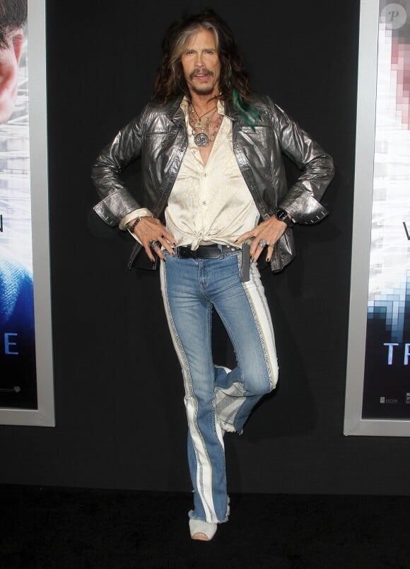 Steven Tyler lors de la première de Transcendence au Regency Village Theatre à Los Angeles, le 10 avril 2014.