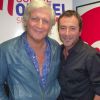 Patrick Sébastien au micro de Bernard Montiel, le 12 avril 2014.