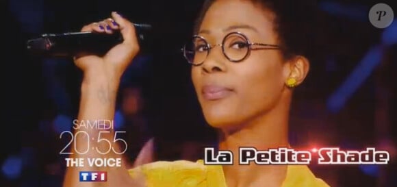 La petite Shade dans The Voice 3, samedi 12 avril 2014 sur TF1.