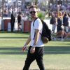 Aaron Paul lors du 1er jour du Festival de Coachella à Indio, le 11 avril 2014.