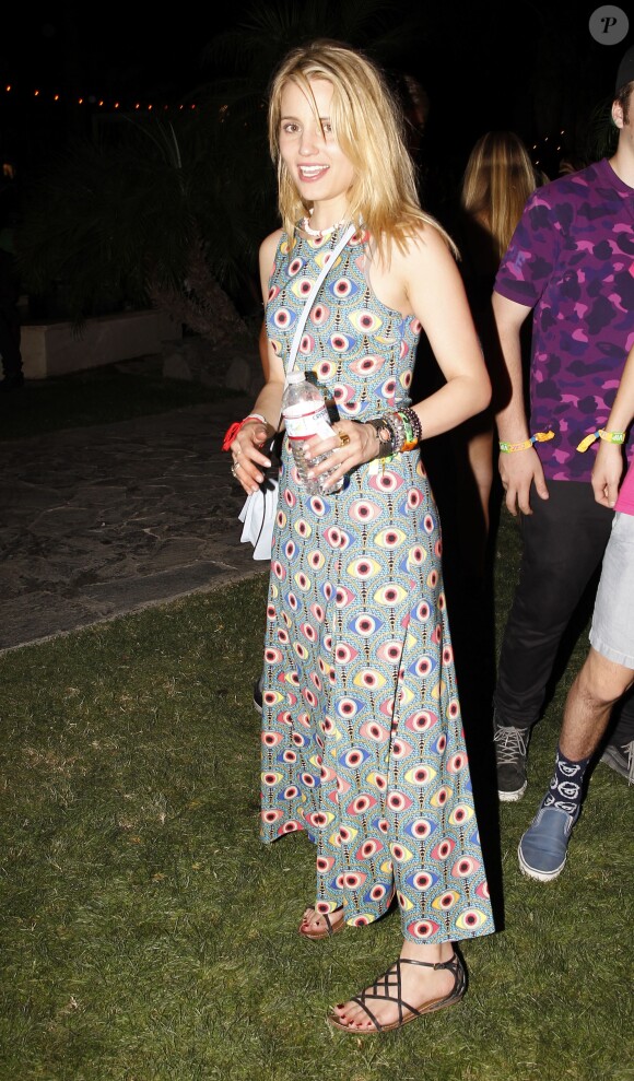 Dianna Agron lors du 1er jour du Festival de Coachella à Indio, le 11 avril 2014.