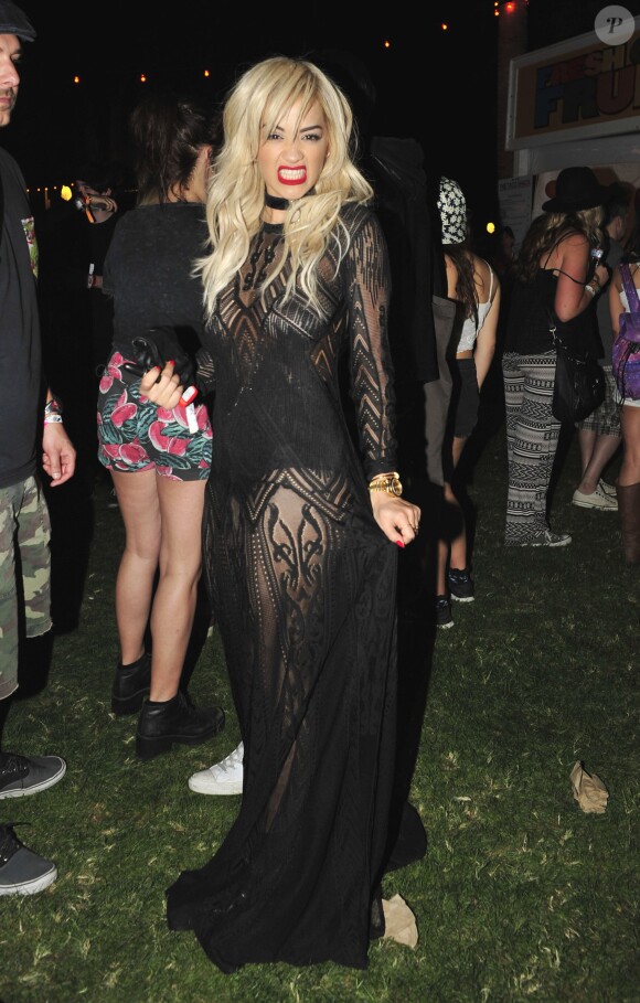 Rita Ora lors du 1er jour du Festival de Coachella à Indio, le 11 avril 2014.
