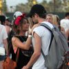 Sarah Hyland et Matt Prokop lors du 1er jour du Festival de Coachella à Indio, le 11 avril 2014.