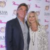 Olivia Newton et John Easterling pour le lancement de son show Summer Nights, à l'hôtel Flamingo de Las Vegas, le vendredi 11 avril 2014.