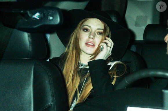 Lindsay Lohan à New York, le 9 avril 2014.